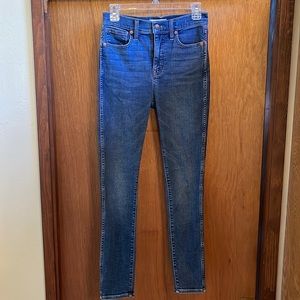 Madewell high rise skinny jeans